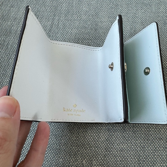 Kate Spade Staci Colorblock Micro Tri Fold Wallet - Picture 5 of 7